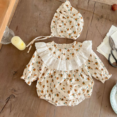 Toddler Girl Sunflower Outfit Set - Long Sleeve Top & Pants 2-Piece Fall Clothes