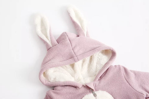 Baby Thick Fleece Lined Bunny Suit