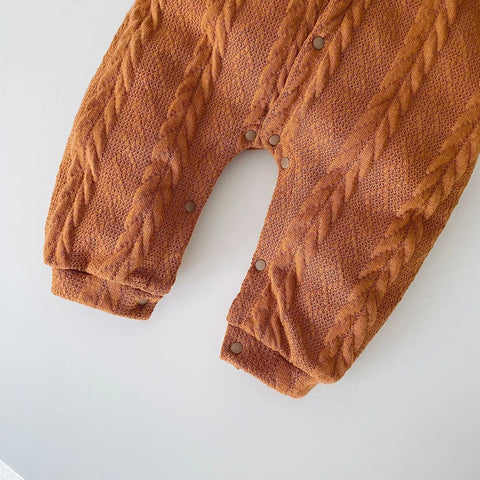 Baby Cable Bear Romper