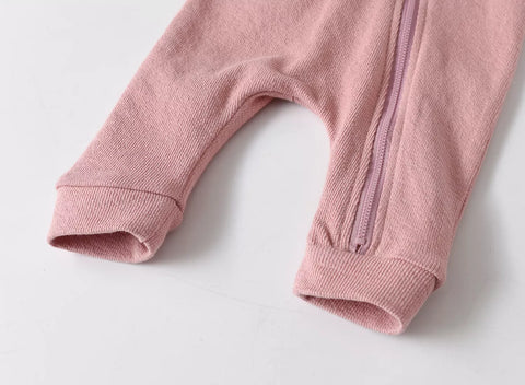 Baby Hooded Dinosaur Zip up Romper