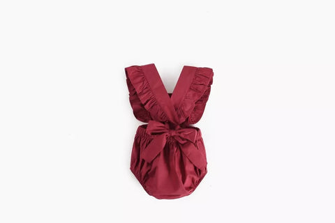 Baby Girl Cotton Ruffle Bodysuit