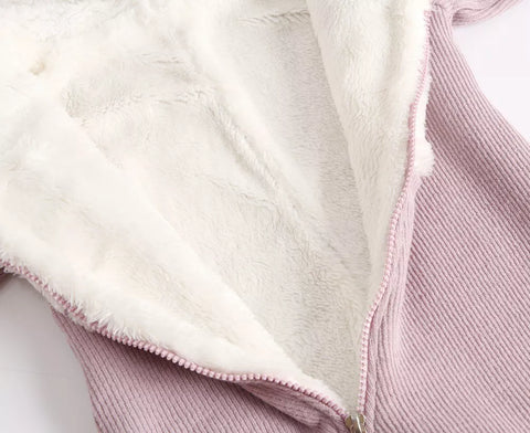 Baby Thick Fleece Lined Bunny Suit