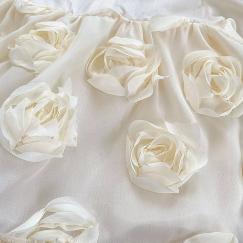 Baby Girl Long Sleeve Rosette Dress
