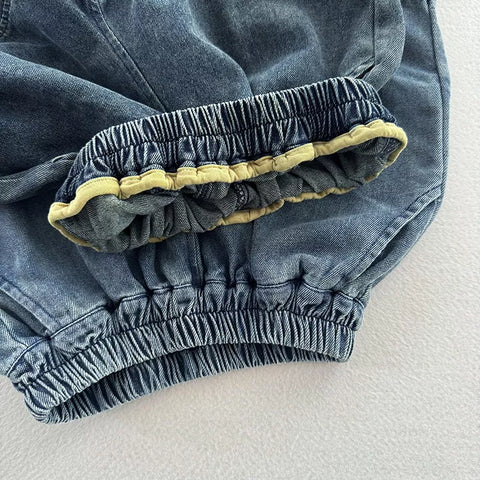 Boys Wide Leg Denim Shorts