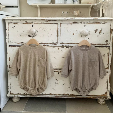 Baby Ultra Soft Pocket Sweater Bodysuit
