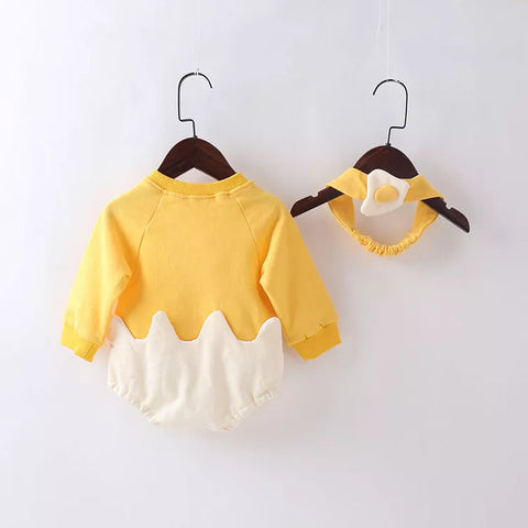 2 Pc Baby Cracked Egg Bodysuit