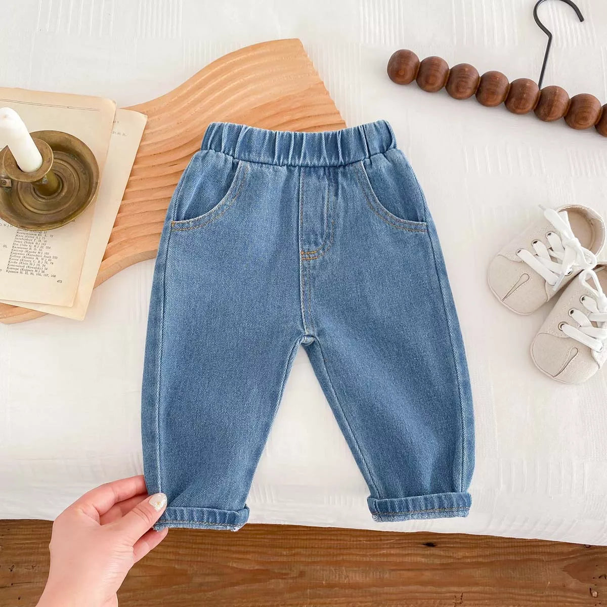 Unisex Fitted Denim Jeans