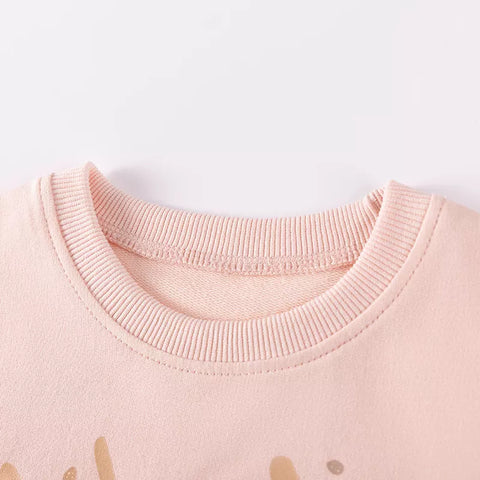 Girls Bunny Ballerina Sweatshirt Dress