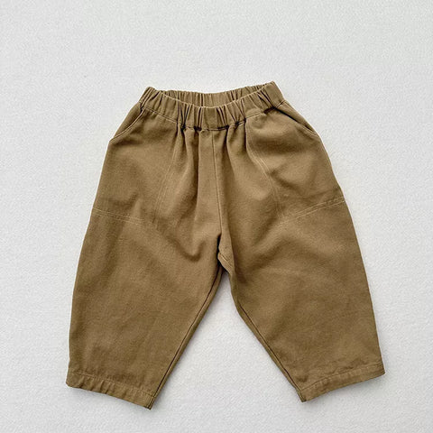 Boys Casual Denim Elastic Pants