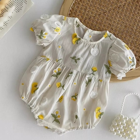 Baby Girl 3D Spring Blossom Bodysuit