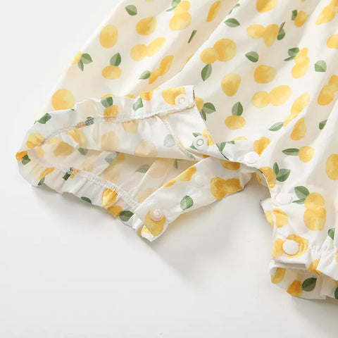 Baby Girl 2 in 1 Lemon Pineapple Romper