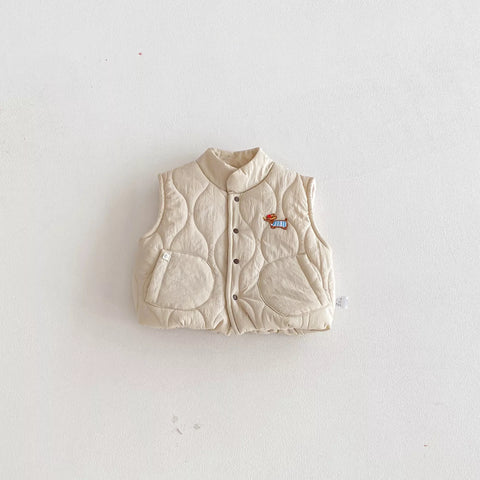 Baby Boy Padded Bomber Vest