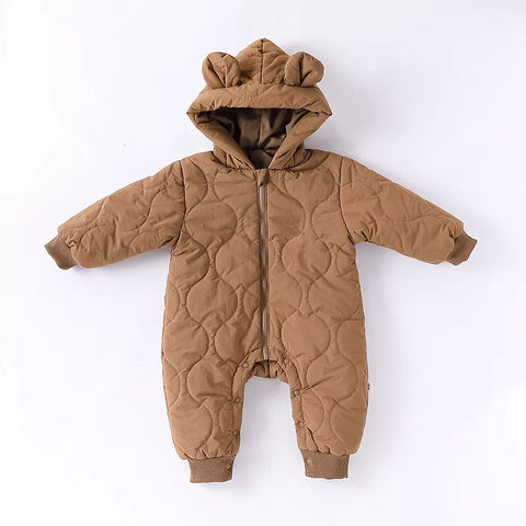 Baby Bear Autumn Padded Romper