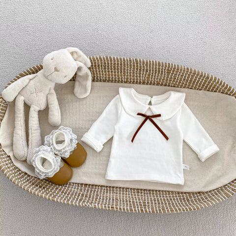 2 Pc Baby Girl Collar Shirt w/ Bloomer Skirt
