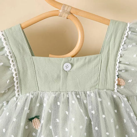 Baby Girl Empire Waist Polka Dot Dress