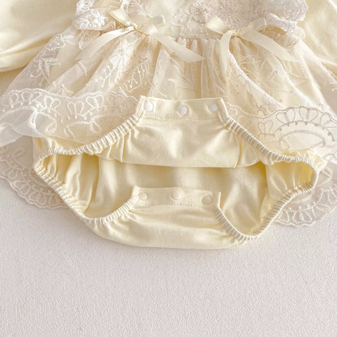 Baby Girl Romantic Tulle Ruffle Detail Dress
