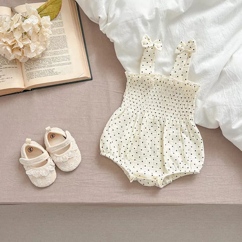 Baby Girl Smocked Cami Bodysuit