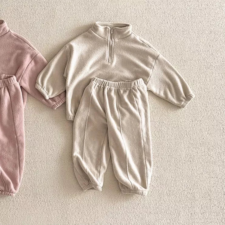 Baby Quarter Zip Fleece Tracksuit