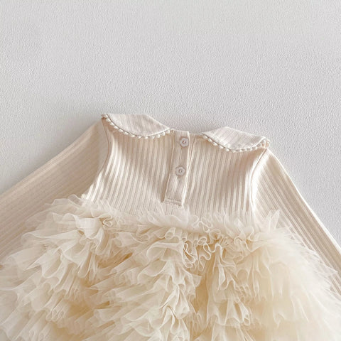 Baby Girl Peter Pan Ruffle Layered Dress