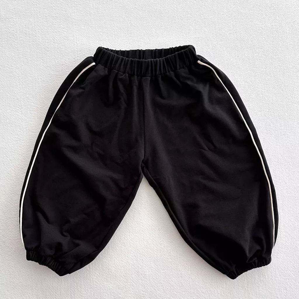 Boys Trendy Contrast Stripe Sport Pants