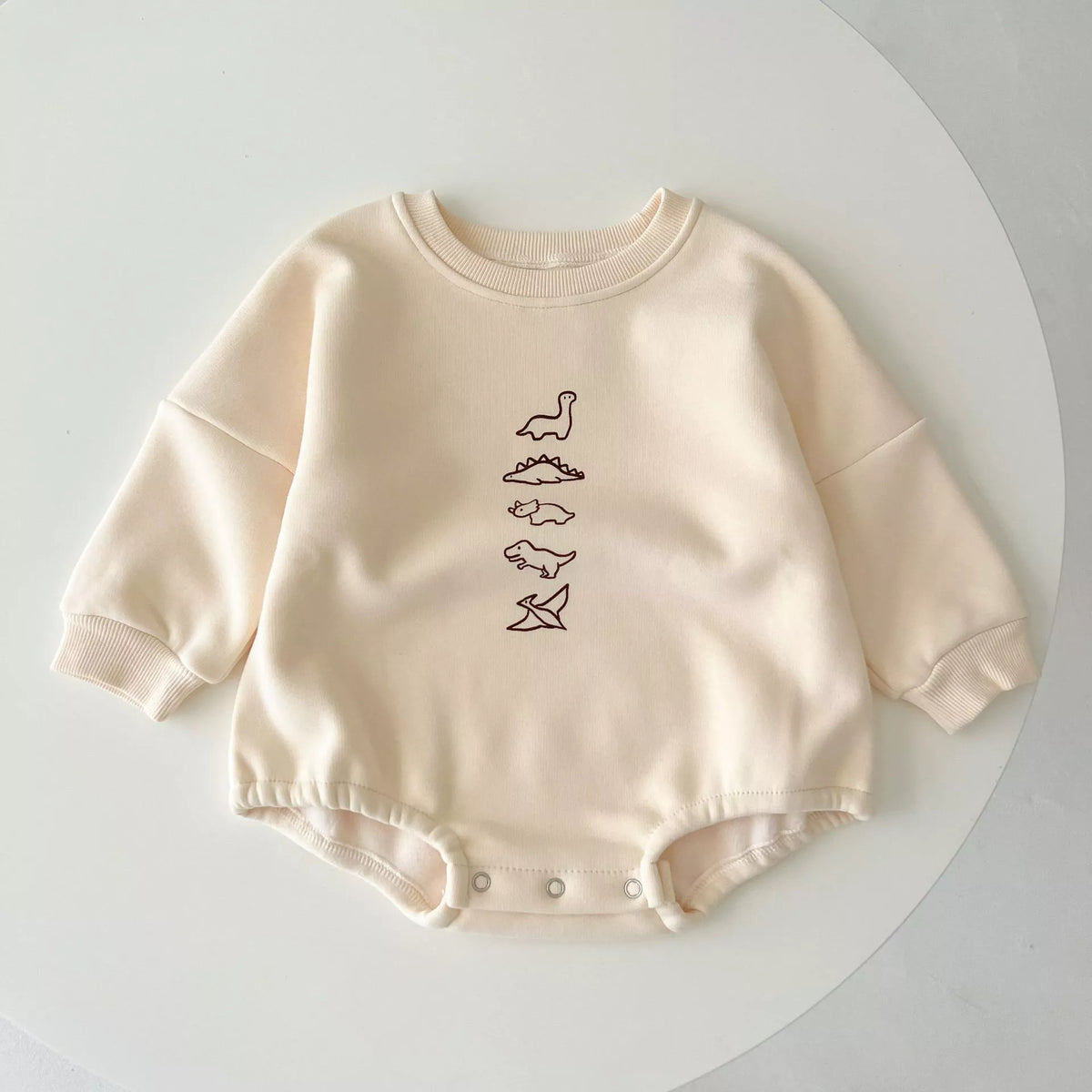 Baby Boy Dinosaur Print Pullover Bodysuit