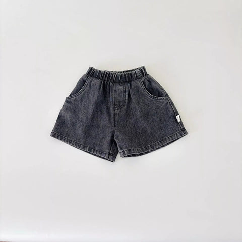 2 pc Baby Boy Tee & Denim Shorts Set