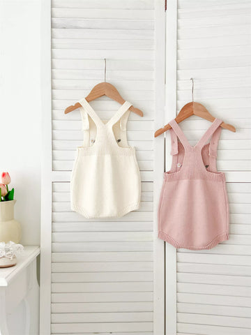 Baby Girl Bunny & Berries Knit Bodysuit