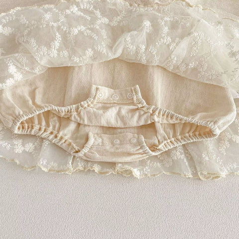 Baby Girl Floral Sheer Tulle Dress