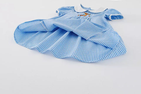 Girls Roger Rabbit Gingham Collar Dress