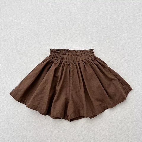 Baby Girl Wide Leg Skirt Skort