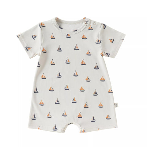 Baby Boy Soft Tee Shirt Romper