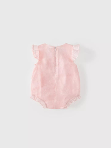 2 Pc Baby Girl Bow Chic Bodysuit