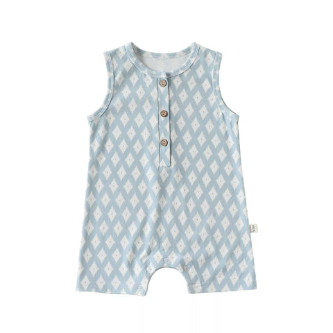 Baby Boy Knit Tank Top Romper