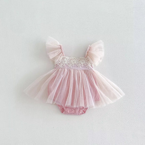 Baby Girl Tulle Bodysuit Dress
