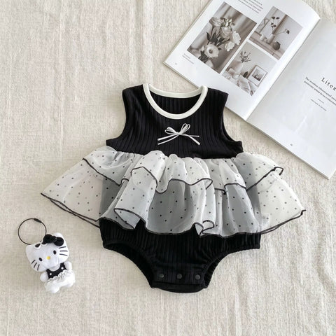 Baby Girl Polka Dot Bodysuit Dress