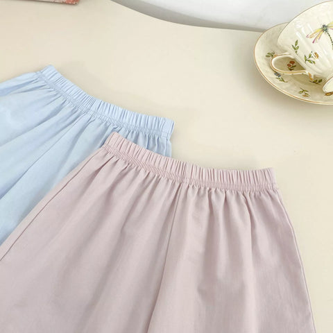 2 Pc Halter Rosette Top & Wide Pants Set