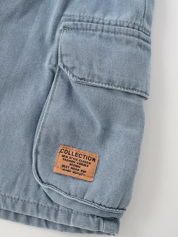Unisex Kids Denim Shorts