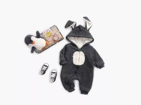 Baby Thick Fleece Lined Bunny Suit