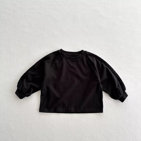 Baby Casual Monotone Stripes Pullover Shirt
