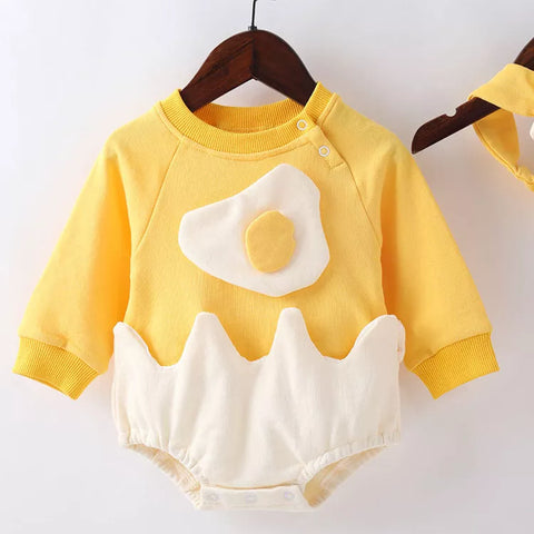 2 Pc Baby Cracked Egg Bodysuit