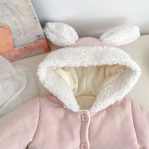 Girl Fleece Lined Bunny Coat