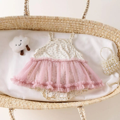 2 Pc Baby Girl Summer Cami Tutu Bodysuit