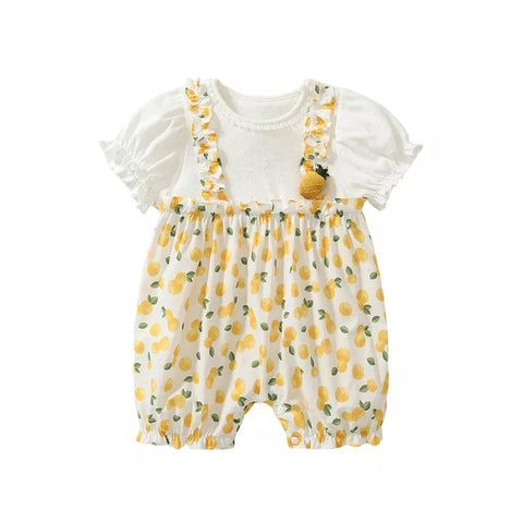 Baby Girl 2 in 1 Lemon Pineapple Romper