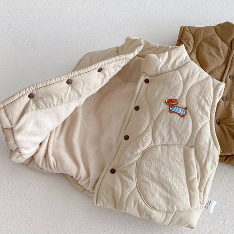 Baby Boy Padded Bomber Vest