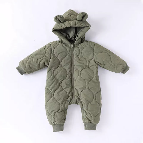 Baby Bear Autumn Padded Romper