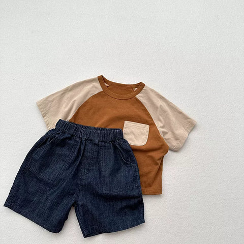 Boys Wide Leg Denim Shorts