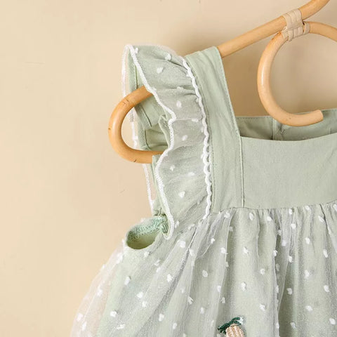 Baby Girl Empire Waist Polka Dot Dress