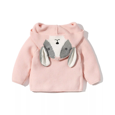 Unisex Baby Pup Ears Sweater Jacket