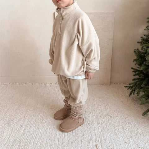 Baby Quarter Zip Fleece Tracksuit