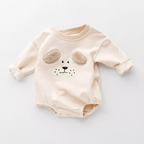 2 Pc Baby Puppy Dog Bodysuit w/Stocking Set